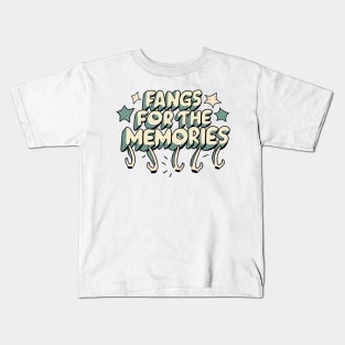 Fangs For The Memories Kids T-Shirt